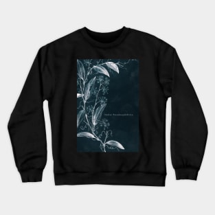 Cyanotype - Smilax Pseudosyphilitica - C Crewneck Sweatshirt